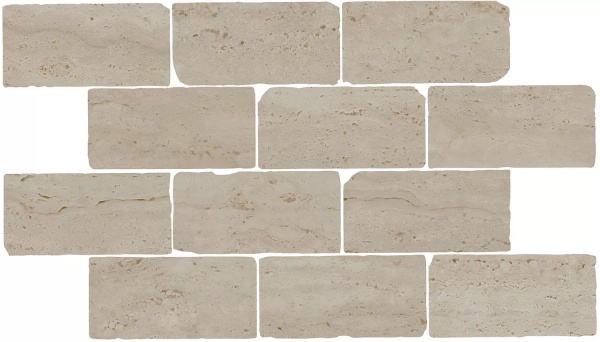 KERAMA MARAZZI Бордюр Сан-Марко мозаичный бежевый матовый обрезной 46,5x26,5x0,9