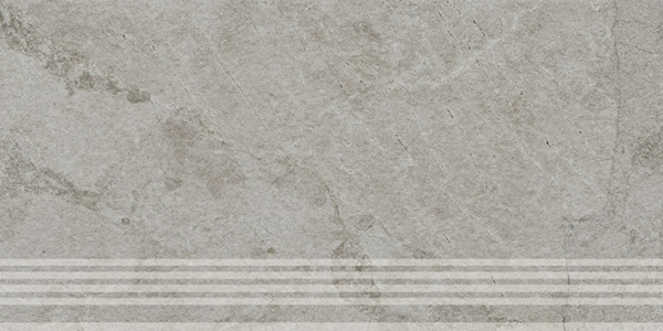 KERAMA MARAZZI Ступень Сплит серый матовый обрезной 30x60x0,8