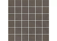 KERAMA MARAZZI Декор Про Чементо мозаичный коричневый тёмный матовый 30x30x0,9