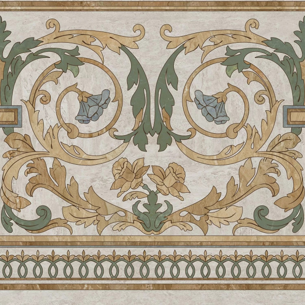 KERAMA MARAZZI Декор Эвора продолжение угла глянцевый 60x60x0,9