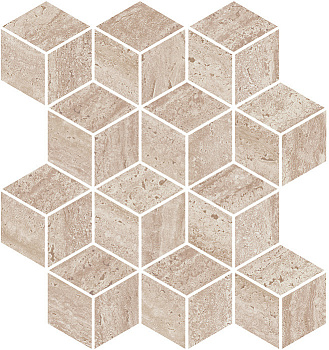KERAMA MARAZZI Декор Про Травертин мозаичный бежевый матовый обрезной 34,5x37x0,9