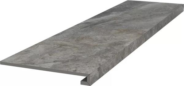 KERAMA MARAZZI Ступень клееная Гриджио серый обрезной 33x119,5x0,9