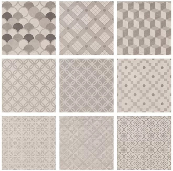 KERAMA MARAZZI Карнаби-стрит орнамент бежевый 20x20x0,8