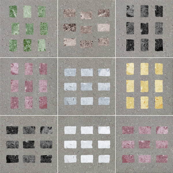 CIR Forever Color Gemstone Grey Mix 20x20