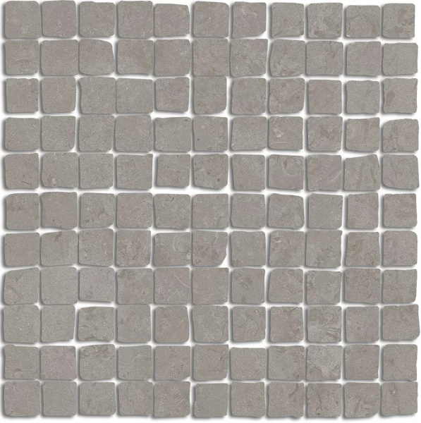 KERAMA MARAZZI Декор Про Лаймстоун Спакко мозаичный серый матовый 20х20х0,9