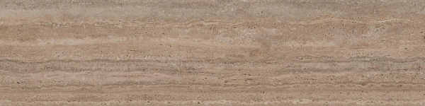 KERAMA MARAZZI Ступень фронтальная клееная Про Травертин коричневый светлый матовый обрезной 33x119,5x0,9