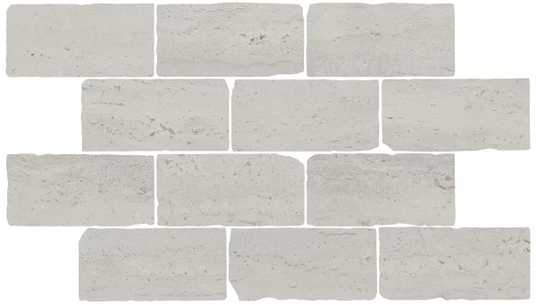 KERAMA MARAZZI Бордюр Сан-Марко мозаичный серый светлый матовый обрезной 46,5x26,5x0,9