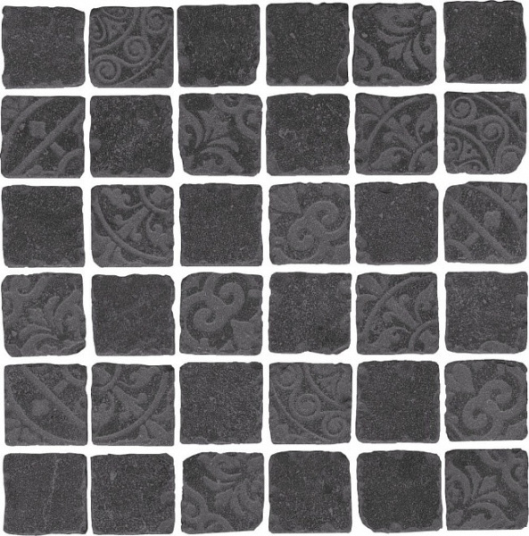 KERAMA MARAZZI Про Фьюче черный мозаичный 30*30 керамограмический гранит