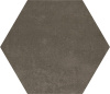 GIGACER Play One Concrete Esagono Mud 18x18