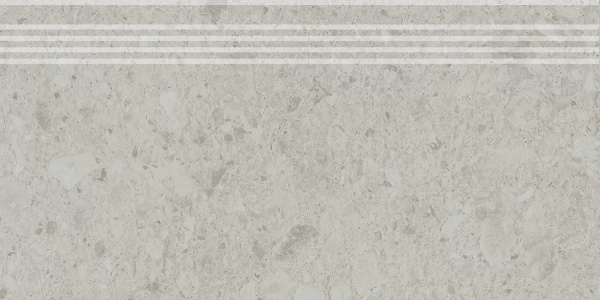 KERAMA MARAZZI Ступень Чеппо ди Гре серый светлый матовый обрезной 30x60x0,9