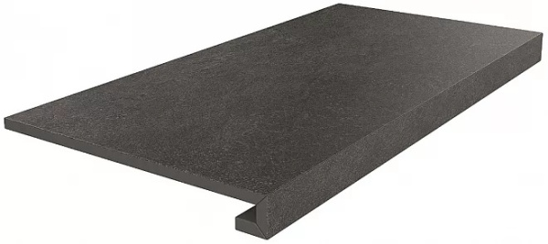 KERAMA MARAZZI Ступень клееная Про Стоун черный 33x60x0,9