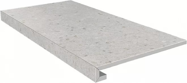 KERAMA MARAZZI Ступень клееная Терраццо бежевый светлый  33x60x0,9