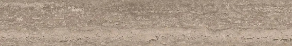 KERAMA MARAZZI Плинтус Про Травертин бежевый тёмный матовый обрезной 60x9,5x0,9