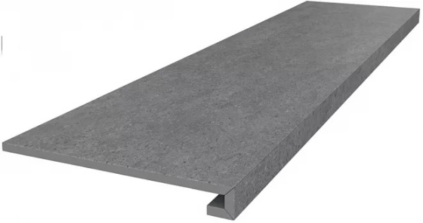 KERAMA MARAZZI Ступень клееная Фондамента серый темный 33x119,5x0,9