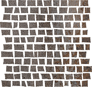 SERENISSIMA Costruire Mos Random Met Ruggin 30x30