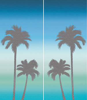 CIR Showall Palme Blu 120x280 1093005