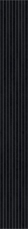 GIGACER Concrete Black Concrete Ret. Stripes Mosaic 15x120