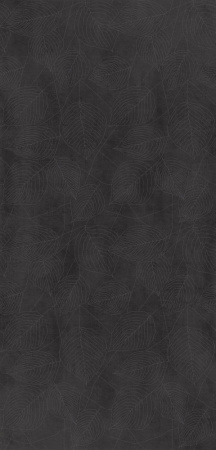 GIGACER Concrete Signs Graphite Leaves 120x250