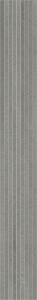 GIGACER Concrete Grey Concrete Ret. Stripes Mosaic 15x120