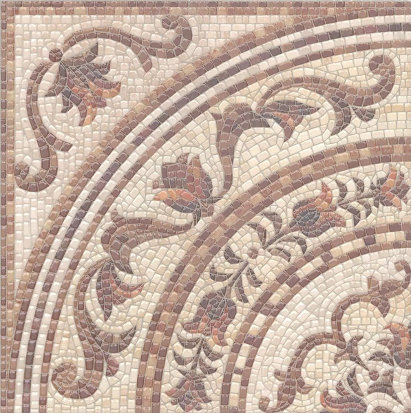 KERAMA MARAZZI Декор Пантеон ковер угол лаппатированный обрезной 40,2x40,2x0,8